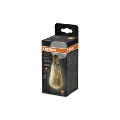 Ledvance Vintage 1906 LED E27 Päron Guld 2.5W 220lm - 824 Extra Varm Vit | Ersättare 22W
