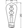 Ledvance Vintage 1906 LED E27 Päron Guld 4W 300lm - 820 Extra Varm Vit | Ersättare 25W