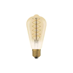 Ledvance Vintage 1906 LED E27 Päron Guld 7W 600lm - 822 Extra Varm Vit | Dimbar - Ersättare 48W
