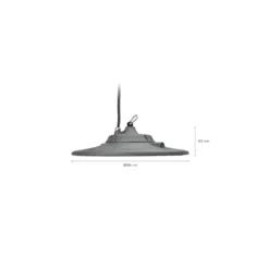 Mazda LED Highbay Aluminium Grå 150W 21000lm 180D - 840 Kallvit | IP65