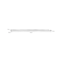 Noxion Allmänbruksarmatur Click Reflektor V2 LED T8 | Passande för 1x 150cm LED Rör