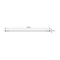 Noxion Avant LEDtube T5 Avant Extreme (Mains AC) High Output 18W 2800lm - 840 Kallvit | 85cm - Ersättare 39W