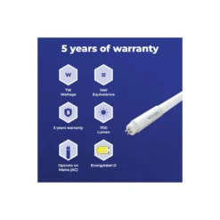Noxion Avant LEDtube T5 Avant Extreme (Mains AC) High Efficiency 7W 1100lm - 840 Kallvit | 55cm - Ersättare 14W