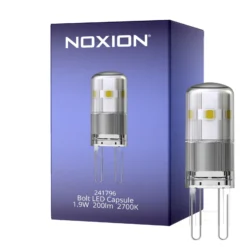Noxion Bolt LED Capsule G9 1.9W 200lm - 827 Extra Varm Vit | Ersättare 20W
