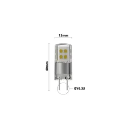 Noxion Bolt LED Kapsel GY6.35 2.6W 270lm - 830 Varm Vit| Ersättare 28W