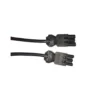 Noxion GST - Kompatibel Förlängningskabel Svart - Manlig + Kvinnlig - 1m - 3 pole 1,5mm2
