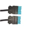 Noxion GST-Kompatibel Förlängningskabel Pastel Blå - Manlig + Kvinnlig - 3m - 5 pole 1,5mm2