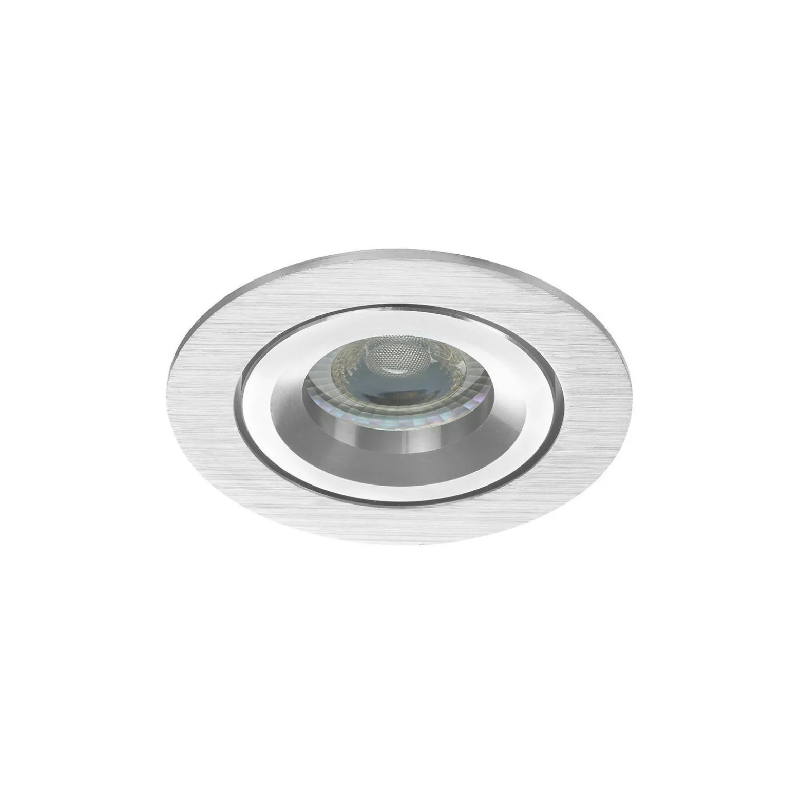 Noxion Infälld Spot Drome MR16 Lutningsbar Aluminium | Utskärning 69mm - GU10 Sockel