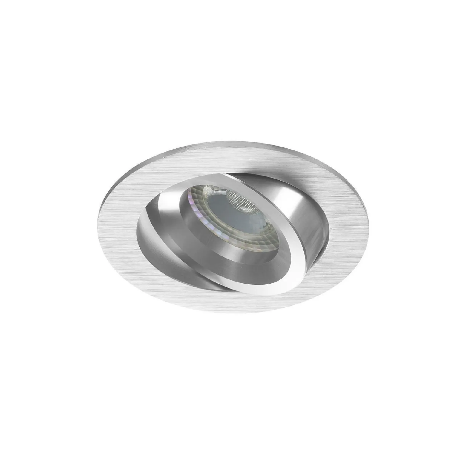 Noxion Infälld Spot Drome MR16 Lutningsbar Aluminium | Utskärning 69mm - GU10 Sockel