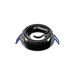 Noxion Infälld Spot Logic MR16 Lutningsbar Glänsande Svart | 92mm - Utskärning 80mm - IP20 - Inkl. GU10 Sockel