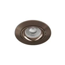 Noxion Infälld Spot Vision MR16 Lutningsbar Glänsande Bronze | 82mm - Utskärning 69mm - IP20 - Inkl. GU10 Sockel