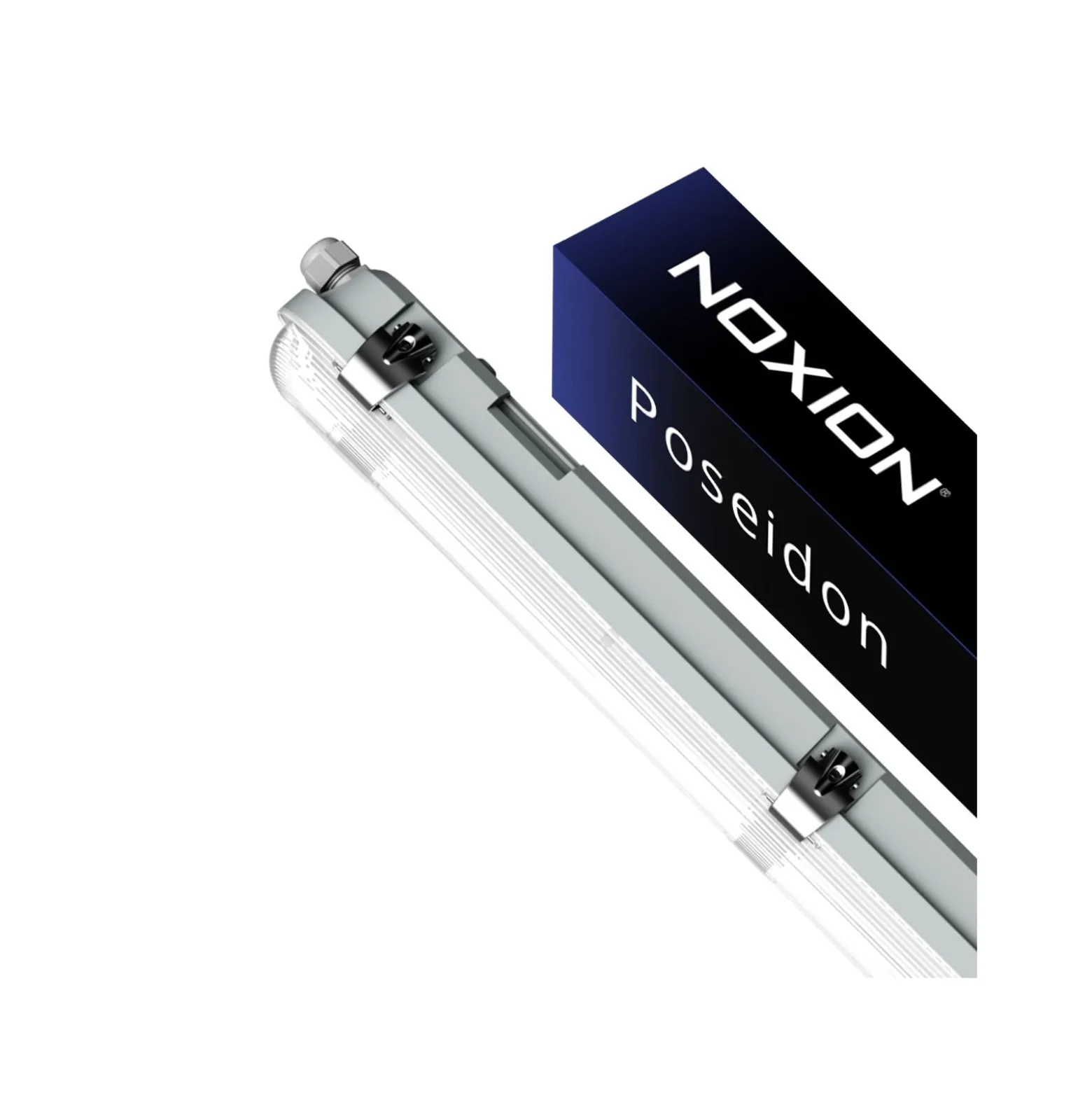 Noxion LED Allmänbruksarmatur Vattentät Poseidon V3.0 35-65W 4550-9100lm - 830-865 CCT | 150cm - Kabelgenomföring (5x2.5mm2)