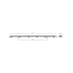 Noxion LED Allmänbruksarmatur Vattentät Armatur Poseidon V2.0 incl. 2x Noxion LED Rör T8 Standard Output 19W 2x2300lm - 865 Dagsljus | 150cm
