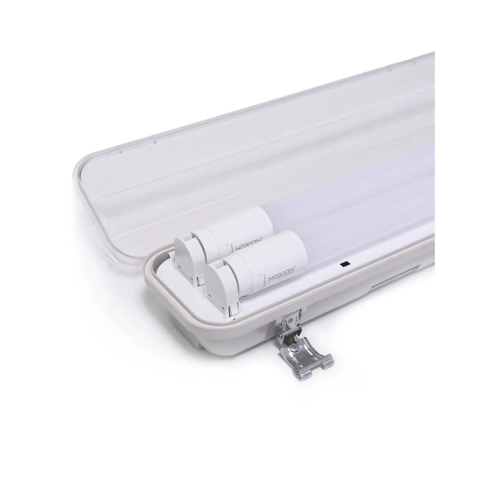 Noxion LED Allmänbruksarmatur Vattentät ArmaturPoseidon V2.0incl. 2x Noxion LED Rör T8 Standard Output 15W 2x1800lm - 865 Dagsljus | 120cm