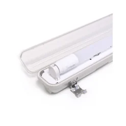 Noxion LED Allmänbruksarmatur Vattentät ArmaturPoseidon V2.0| incl. 1x Noxion LED Rör T8 Standard Output 9W 900lm - 840 Kallvit - 60cm