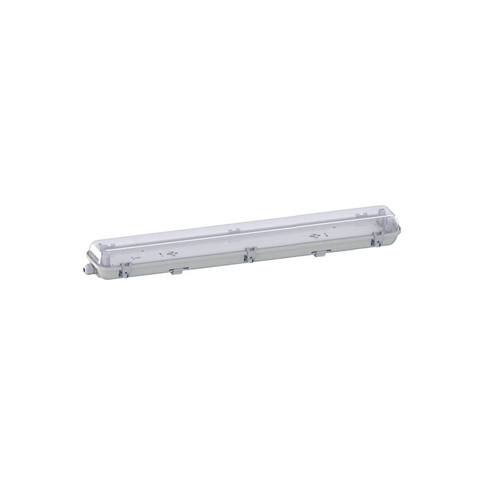 Noxion LED Allmänbruksarmatur Vattentät ArmaturPoseidon V2.0incl. 2x Noxion LED Rör T8 Standard Output 9W 2x900lm - 840 Kallvit | 60cm