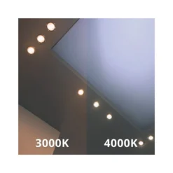 Noxion LED Downlight Apollo 9W 1100lm 60D - 830 Varm Vit | 145mm - Utskärning 120mm - UGR <19