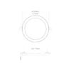 Noxion LED Downlight Ecowhite Svart 18W 1530lm - 830-840-860 CCT | Utskärning 55-175mm - Dimbar