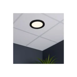 Noxion LED Downlight Ecowhite Svart 18W 1530lm - 830-840-860 CCT | Utskärning 55-175mm - Dimbar