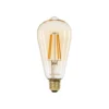 Noxion LED E27 Edison Filament Ambar 7W 630lm - 822 Extra Varm Vit | Dimbar - Ersättare 50W
