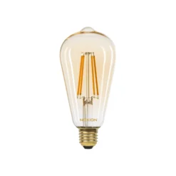Noxion LED E27 Edison Filament Ambar 7W 630lm - 822 Extra Varm Vit | Dimbar - Ersättare 50W