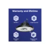 Noxion LED Highbay Ecowhite V2.0 100W 16000lm 90D - 840 Kallvit | IP65 - 1-10V Dimbar