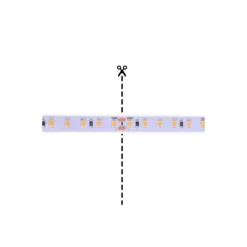 Noxion Led-Ljusslingor Naga 5 Meter Komplett set - Smart Wifi - 24V - 120LEDs/m - 9.6W/m - 930 Varm Vit | 8mm - IP20 - Bästa Färgåtergivning - SMD2835
