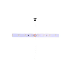 Noxion Led-Ljusslingor Naga 5 Meter IP20 SMD2835/60 24V 4.8W/m 940 /8mm/100mm + DC Sladd