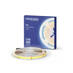 Noxion Led-Ljusslingor Naga 5 Meter IP20 COB/320 24V 8W/m 940 /8mm/50mm + DC Sladd