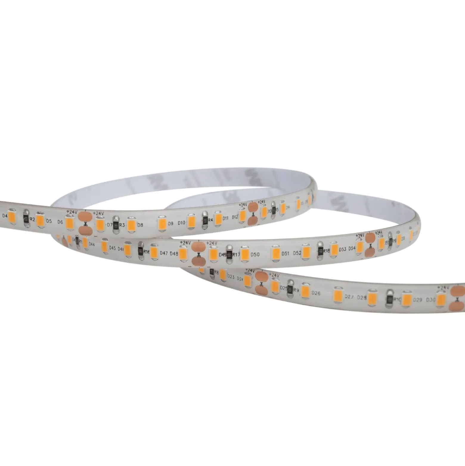 Noxion Led-Ljusslingor Naga 5 Meter 24V - 120LEDs/m - 9.6W/m - 930 Varm Vit | 8mm - IP65 - Bästa Färgåtergivning - SMD2835