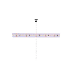 Noxion Led-Ljusslingor Naga 5 Meter IP20 SMD2835/240 24V 16W/m 965 /10mm/2m + DC Sladd