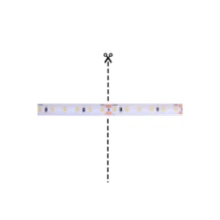 Noxion Led-Ljusslingor Naga 5 Meter 24V - 120LEDs/m - 9.6W/m - 965 Dagsljus | 8mm - IP65 - Bästa Färgåtergivning - SMD2835