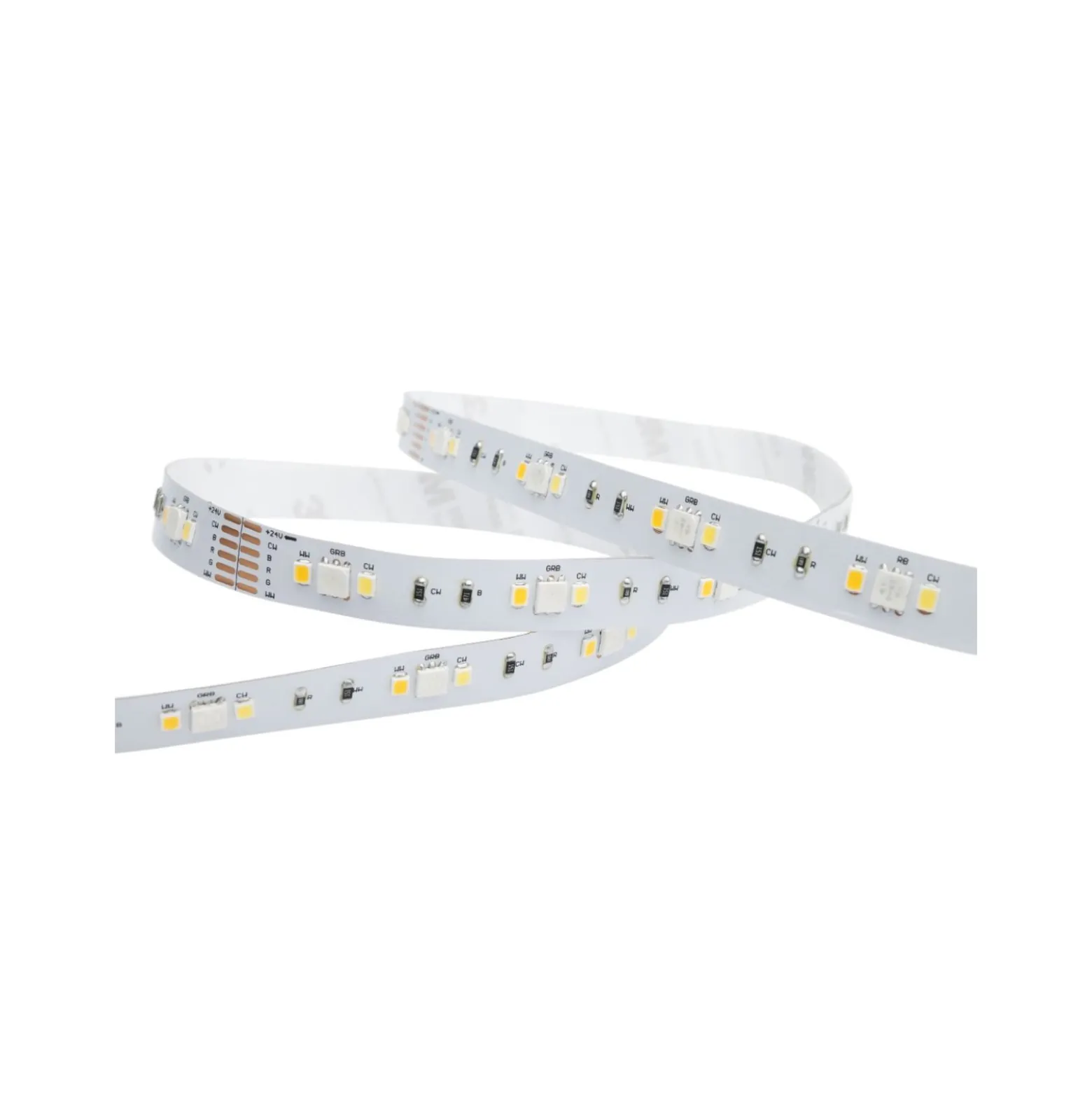 Noxion Led-Ljusslingor Naga 5 Meter Komplett set - Zigbee - 24V - 90LEDs/m - 12W/m - RGBW - 930-965 Justerbar Vit | 12mm - IP20 - Bästa Färgåtergivning - SMD2835+SMD5050