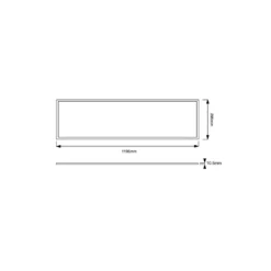 Noxion LED Panel Delta Pro Pronox V3.0 36W 5225lm - 830 Varm Vit | 120x30cm - UGR <19 - Dali Dimbar