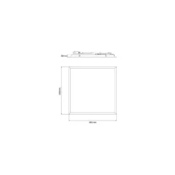 Noxion LED Panel Delta Pro V5 Highlum 36W 5040lm - 830-840 CCT | 60x60cm - UGR <19 - Sidelit - Philips Drivdon
