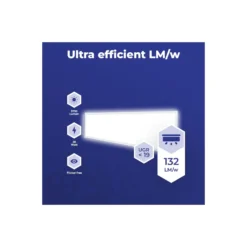 Noxion LED Panel Delta Pro V5 28W 3700lm - 830 Varm Vit | 120x30cm - UGR <19 - Sidelit - Philips Drivdon