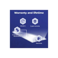 Noxion LED Panel Delta Pro V5 28W 3700lm - 830 Varm Vit | 120x30cm - UGR <19 - Sidelit - TRIAC Dimbar