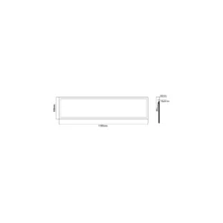 Noxion LED Panel Delta Pro V3 30W 3960lm - 830 Varm Vit | 120x30cm - UGR <19 - Philips Xitanium Drivdon - 3 Timmar Nödbelysning
