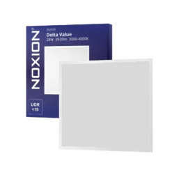 Noxion LED Panel Delta Value V5 Backlit 28W 3920lm - 830-840 CCT | 60x60cm - UGR <19 - Philips Drivdon