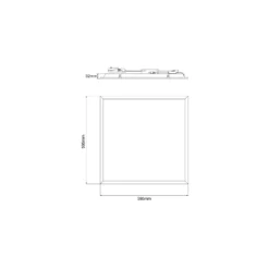 Noxion LED Panel Delta Value V5 Backlit 28W 3920lm - 830/840 CCT | 60x60cm - UGR <19 - Dali Dimbar
