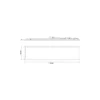 Noxion LED Panel Delta Value V5 28W 3920lm - 830-840 CCT | 120x30cm - UGR<22 - Backlit