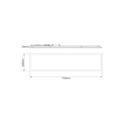 Noxion LED Panel Ecowhite V4.0 28W 3360lm - 830-840-865 CCT | 120x30cm