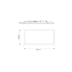Noxion LED Panel Ecowhite V4.0 20W 2400lm - 830-840-865 CCT | 60x30cm