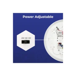 Noxion LED Plafond Corido V2 Vit 12/16/20W 2000lm 830-840-865 CCT | IP44 - Rörelse- och Ljussensor