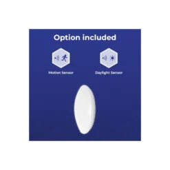 Noxion LED Plafond Corido V2 Vit 12W 1200lm 830-840-865 CCT | IP44 - Rörelse- och Ljussensor