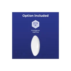 Noxion LED Plafond Corido V2 Vit 12/16/20W 2000lm 830-840-865 CCT | IP44 - Nöd 3h