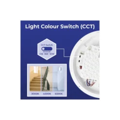 Noxion LED Plafond Pro V2 12/16/20W 2400lm - 830-840-865 CCT | 325mm - IP65 + Ring Vit