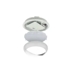 Noxion LED Plafond Pro V2 12/16/20W 2400lm - 830-840-865 CCT | 325mm - IP65 - Rörelse- och Ljussensor + Ögonlock Ring Vit