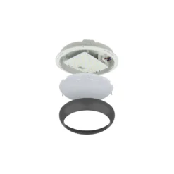 Noxion LED Plafond Pro V2 12/16/20W 2400lm - 830-840-865 CCT | 325mm - IP65 - Rörelse- och Ljussensor - 3 Timmar Nödbelysning + Ring Svart
