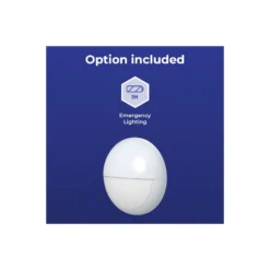 Noxion LED Plafond Pro V2 12/16/20W 2400lm - 830-840-865 CCT | 325mm - IP65 - 3 Timmar Nödbelysning + Ögonlock Ring Vit